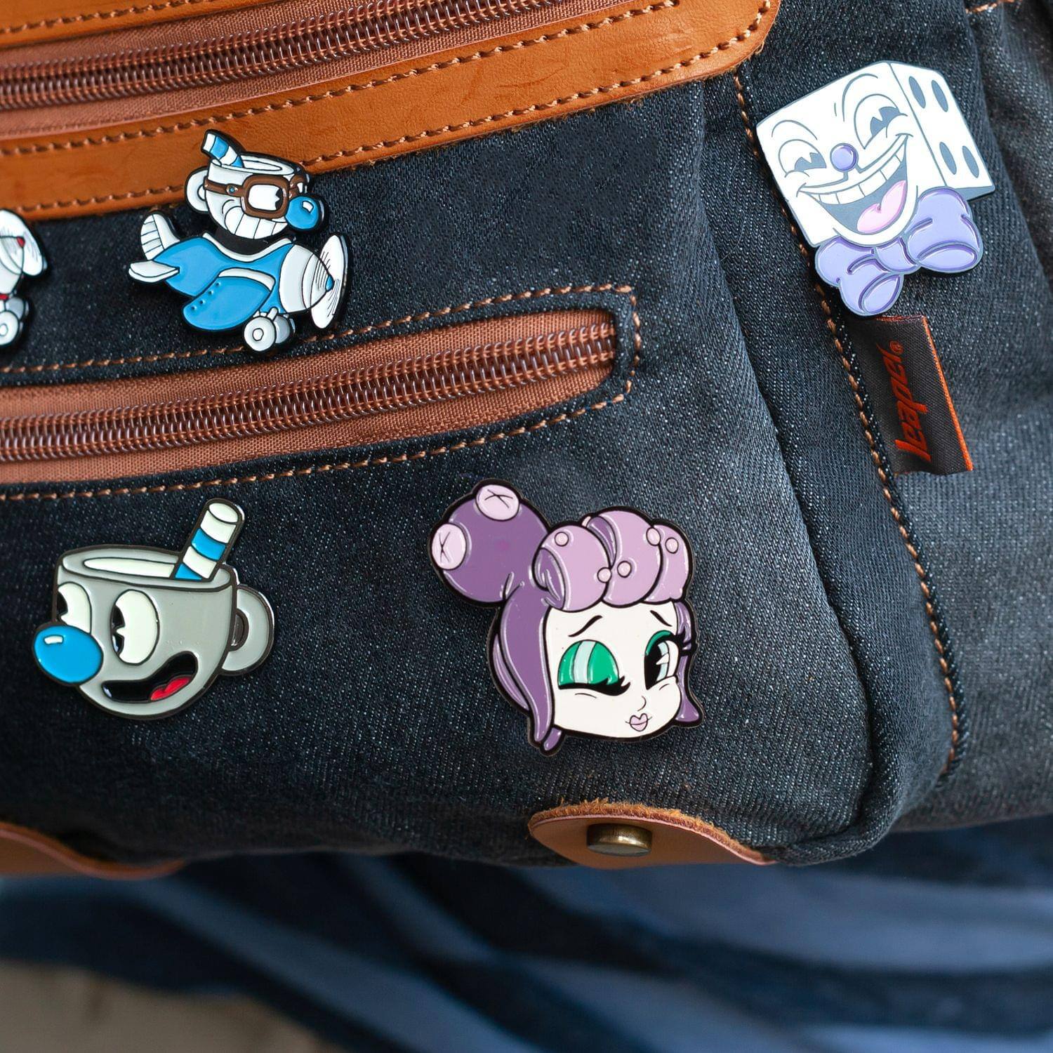 Alt View 10. Just Funky - Cuphead Collectable | Cuphead Mermaid Boss Enamel Pin | Collector’s Edition - Purple.