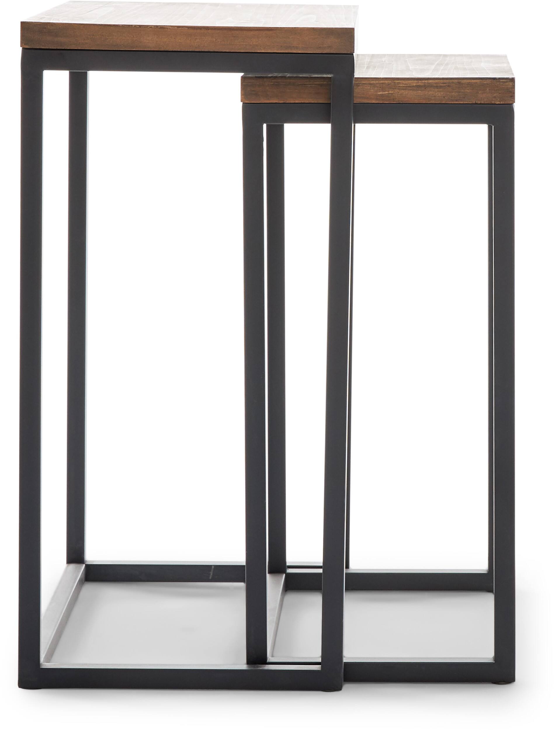 Alt View 13. Click Decor - Parker Nesting Table Set - Brown.
