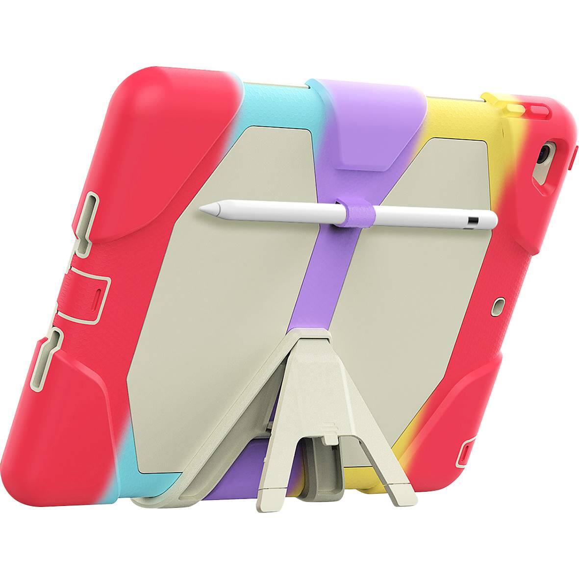 Alt View 11. SaharaCase - SpLaSh Series Case for Apple iPad 10.2 (7th, 8th and 9th Gen 2021) - Red.