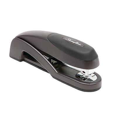 Alt View 1. Swingline - Optima Desk Stapler, 25-Sheet Capacity - Graphite Black.