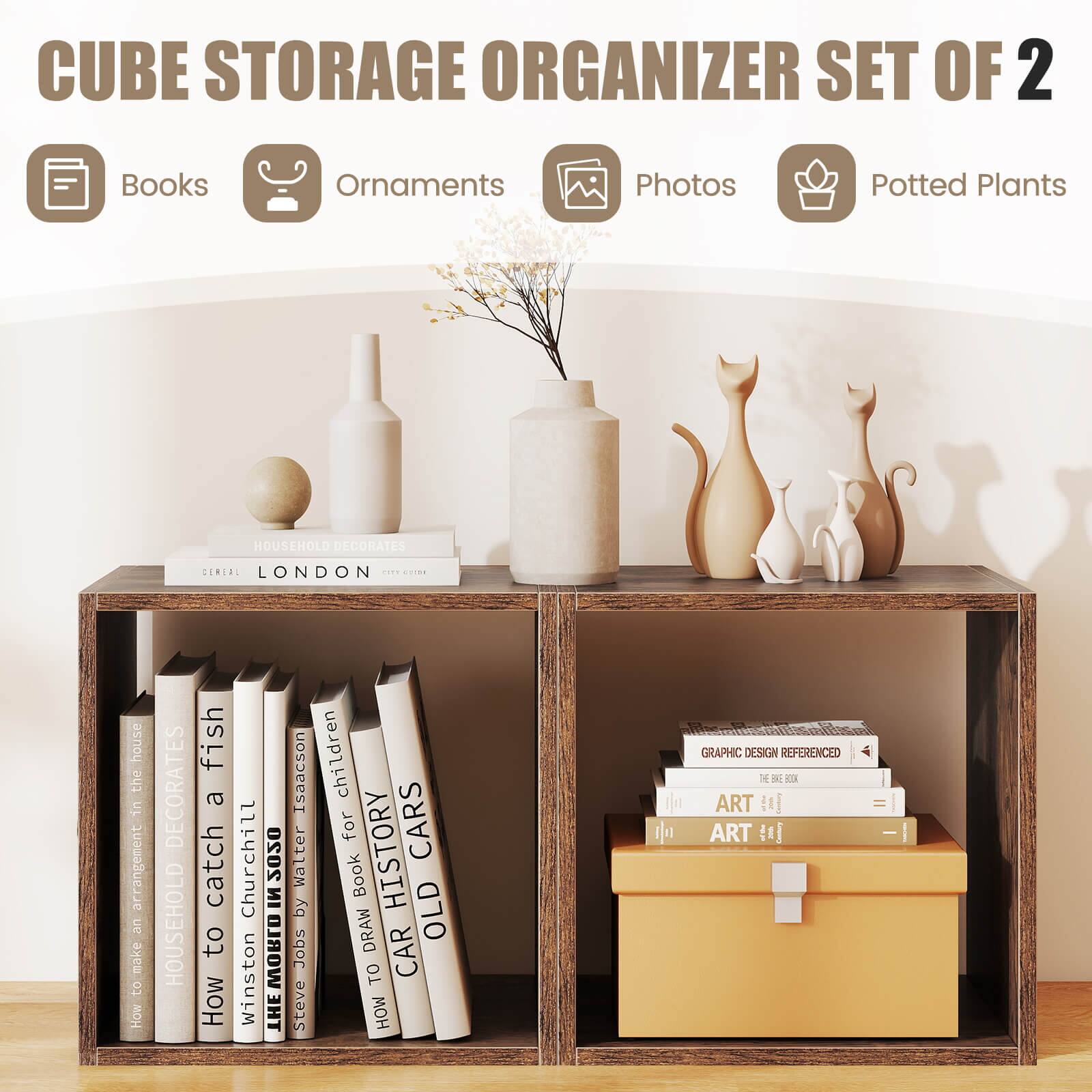 CUBE STORAGE ORGANIZER SET OF 2

Books  
Ornaments  
Photos  
Potted Plants  

HOUSEHOLD DECORATES DENLEL LONDON  

How to catch a fish  
How to make an arrangement  
Winston Churchill  
Isaacson Walter for children  
Steve Jobs by Walter Isaacson  
Old Cars  
Graphic Design Referenced  
Art  
Art