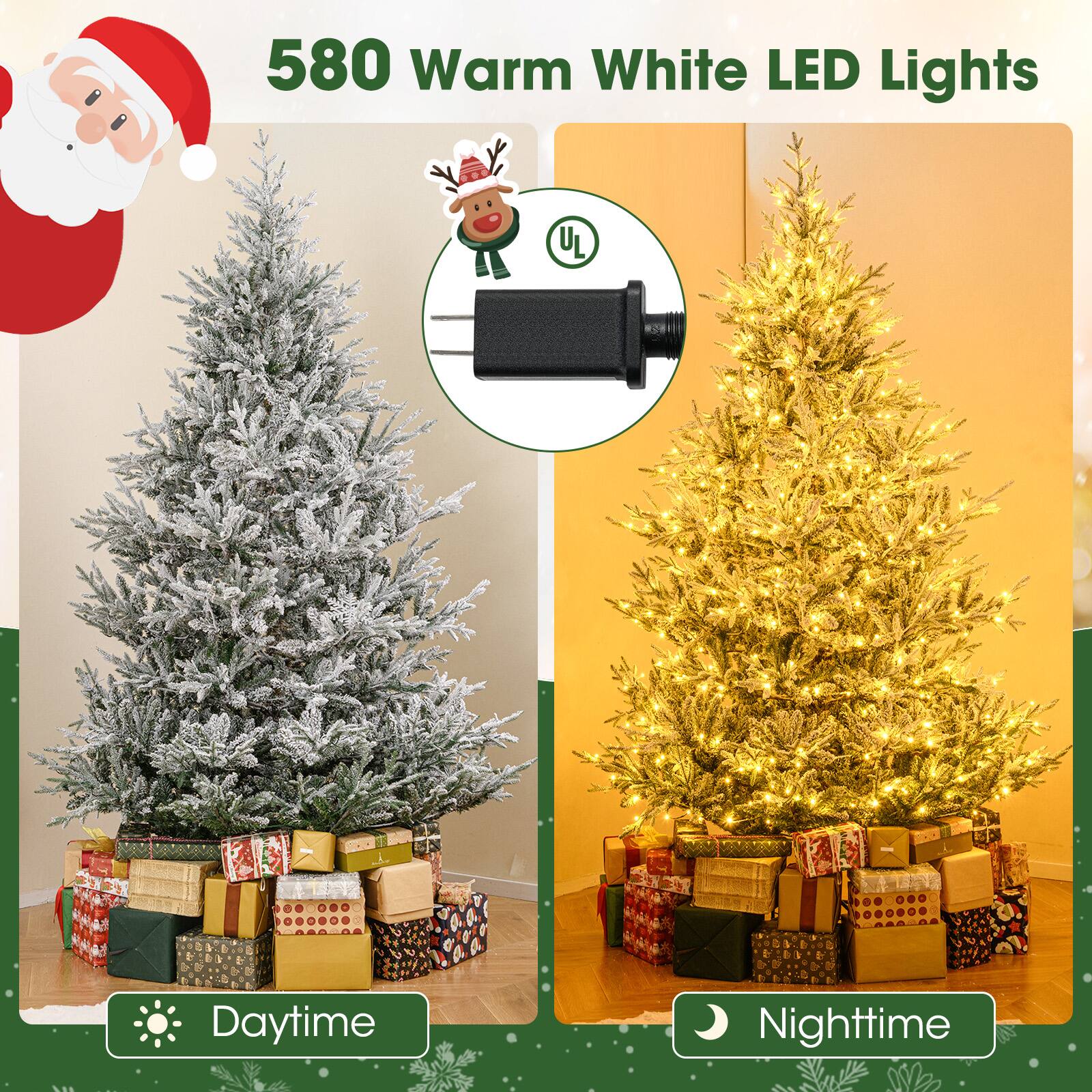 580 Warm White LED Lights

UL

Daytime

Nighttime