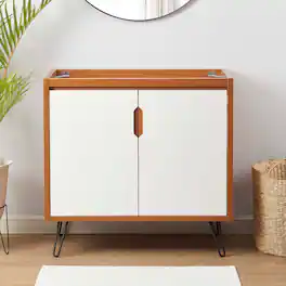 Modway - Energize Bathroom Cabinet Basin Not Included - Cherry White