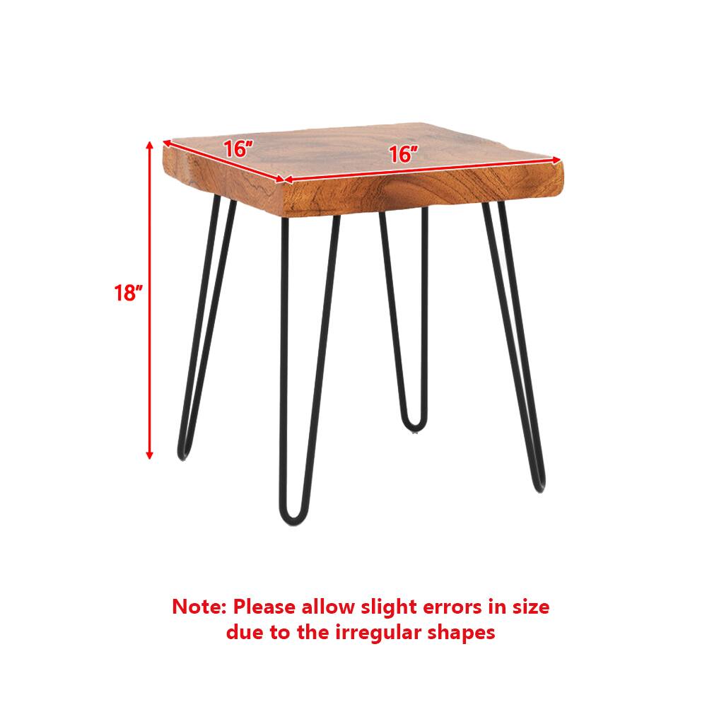 16" x 16" x 18"  
Note: Please allow slight errors in size due to the irregular shapes