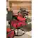 Alt View 16. Hanover - Montclair 7-Piece Dining Set with 6 Swivel Rockers and a 40" x 67" Dining Table - Chili Red/Brown.