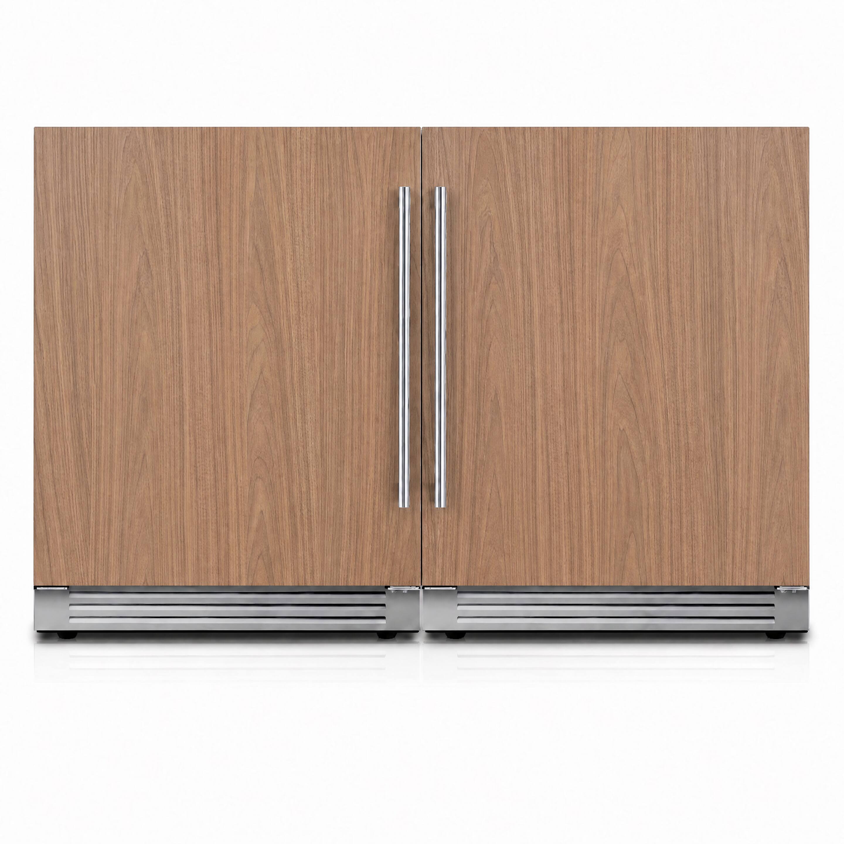 Front. Ca'Lefort - 48 inch Panel Ready Beverage Bundle, 360 Cans refrigerator, 34-54 ℉, 3 Color LED Built-in,(Panels Not Included) - Stainless Steel.