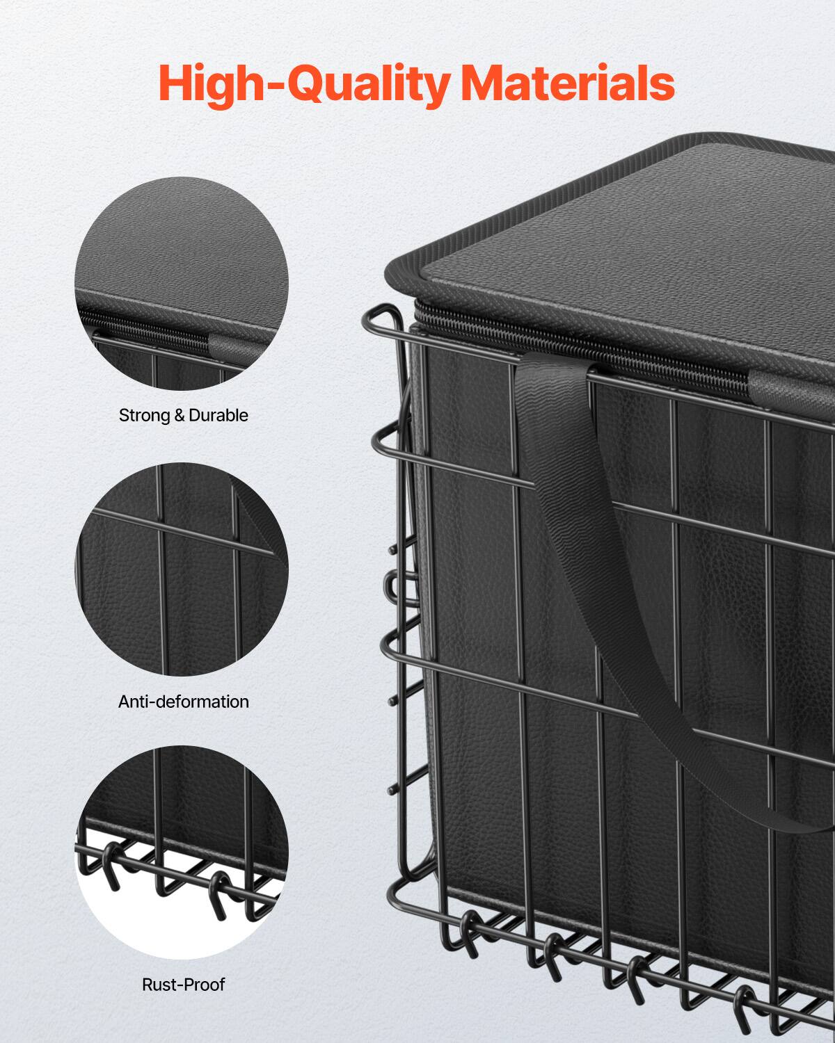 High-Quality Materials

- Strong & Durable
- Anti-deformation
- Rust-Proof