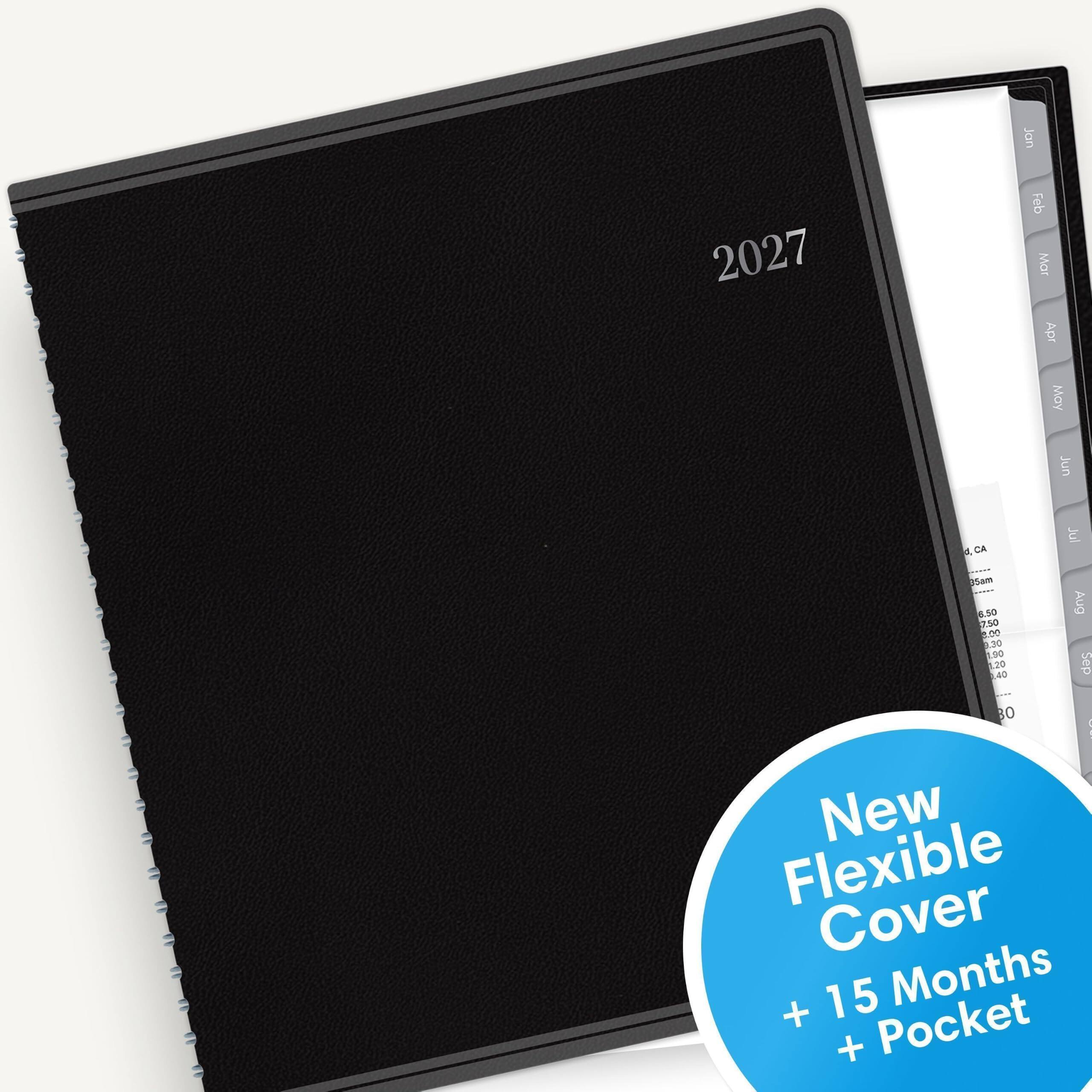 2027  
Jan Feb Mar Apr May Jun  
Jul CA 35am 6.50 Aug 7.50 8.00 30 1.90 20 0.40 Sep  
BO New Flexible Cover + 15 Months + Pocket