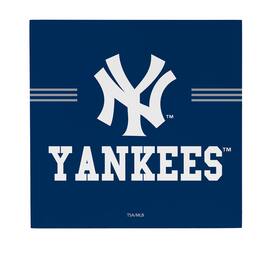 Evergreen Enterprises - New York Yankees 12" x 12" Wood Wall Sign - Multicolor