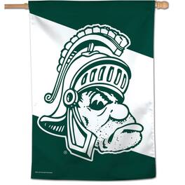 WinCraft - Michigan State Spartans 28" x 40" College Vault Single-Sided Vertical Banner - Multicolor