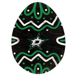 Fan Creations - Dallas Stars 12" Easter Egg Cutout Sign - Multicolor