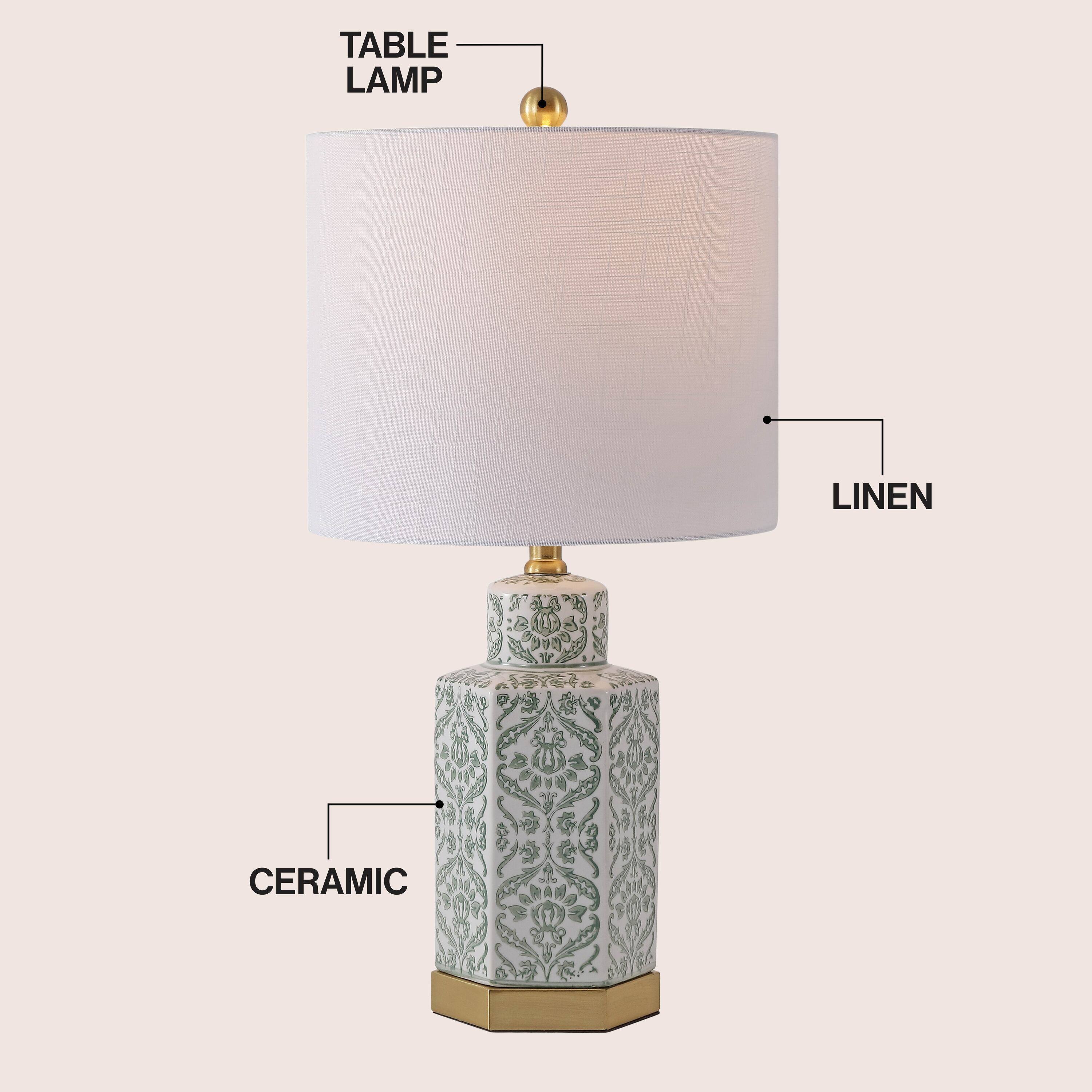 TABLE LAMP  
LINEN  
CERAMIC