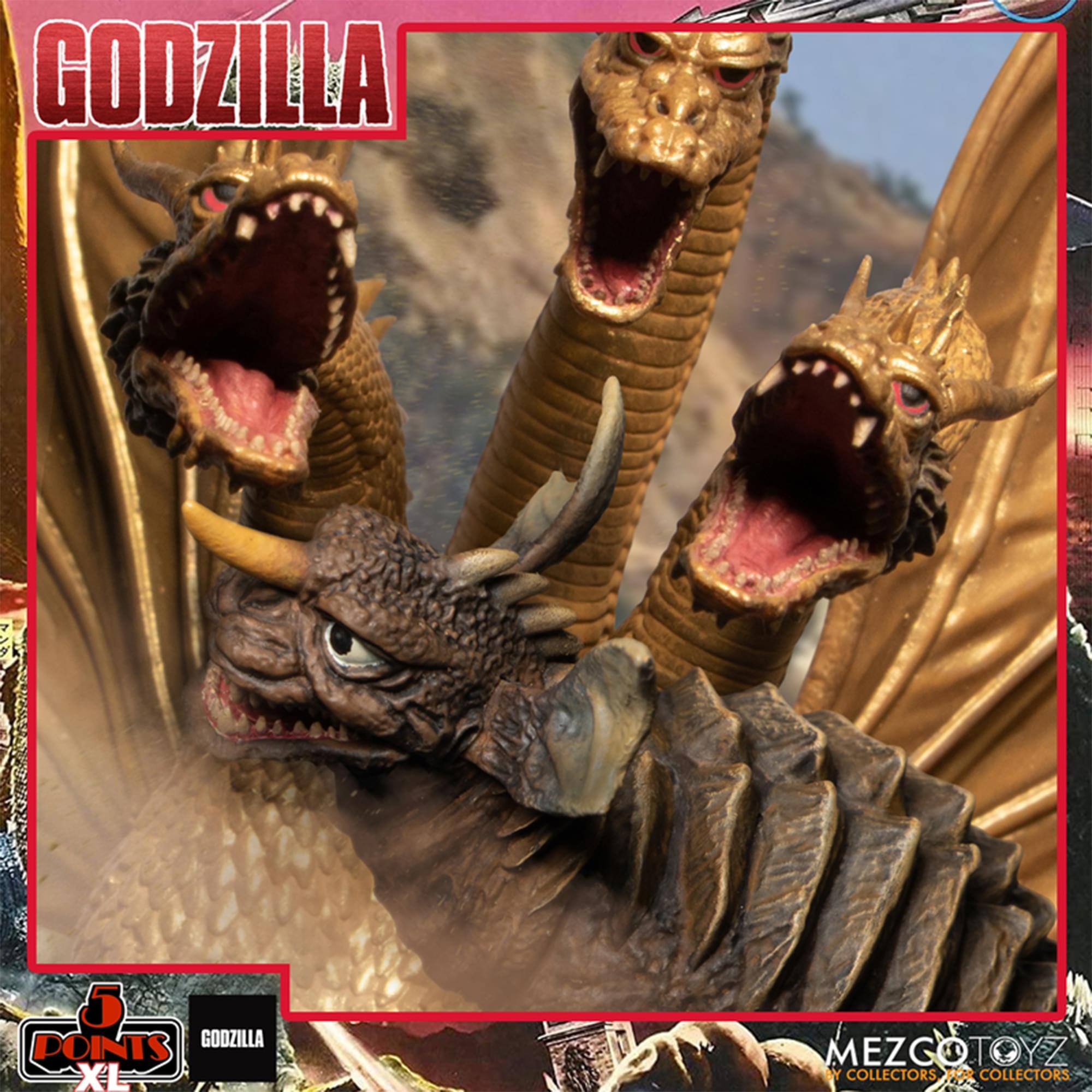 GODZILLA 5 POINTS GOOZILLA XL MEZGOTOYZ BY COLLECTORS COLLECTORS