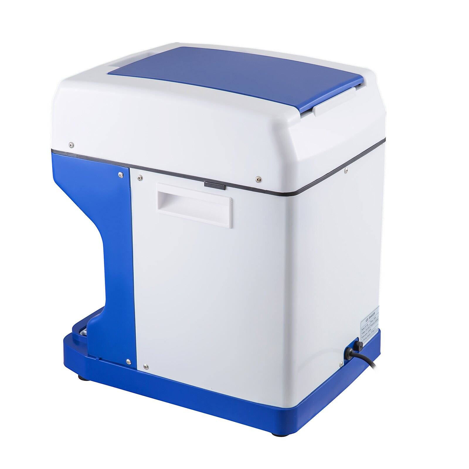 Alt View 8. Glintex - Electric Shaved Ice Machine, 250W Snow Cone Maker with Adjustable Ice Texture, 265 lbs/hr for Home & Commercial Use - Blue.