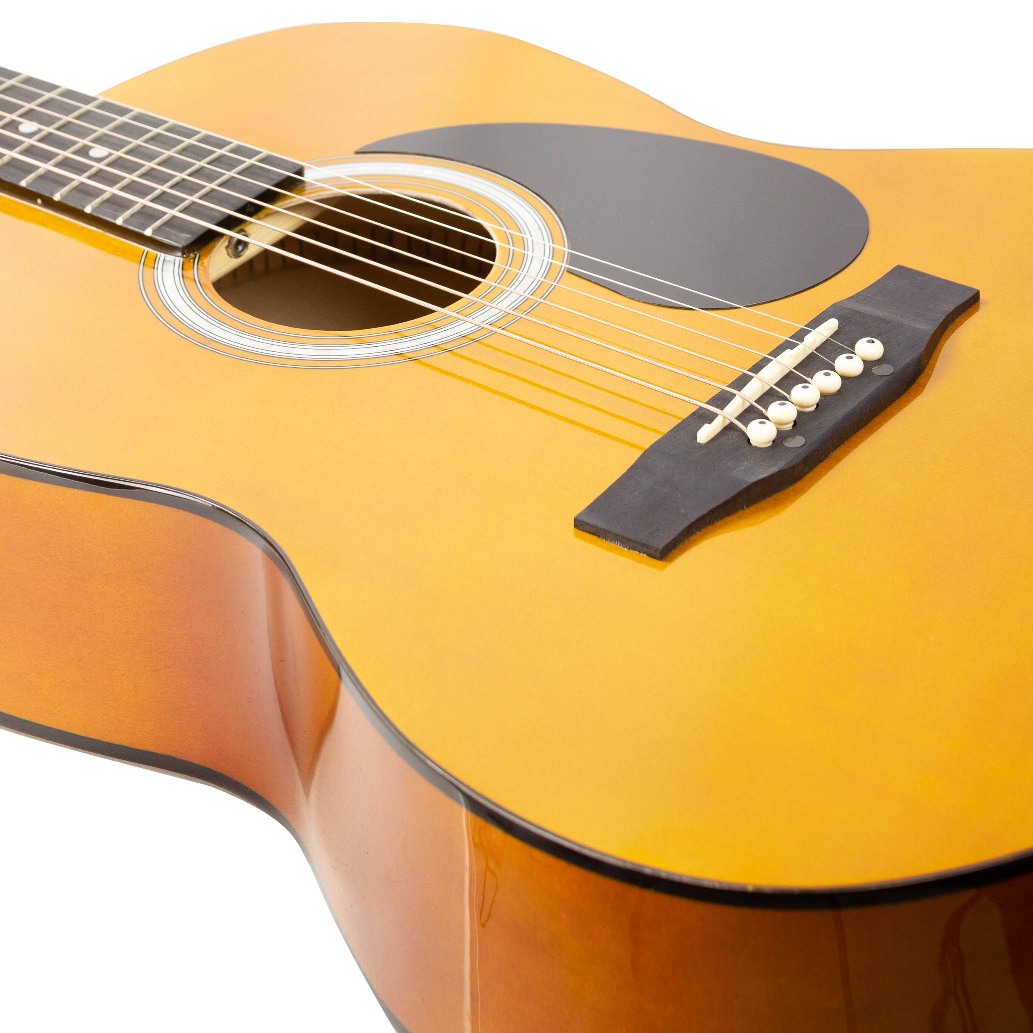 Alt View 1. Rockjam - RockJam Acoustic Guitar Kit with Tuner, Bag, Stand, Strap & Lessons - Black.