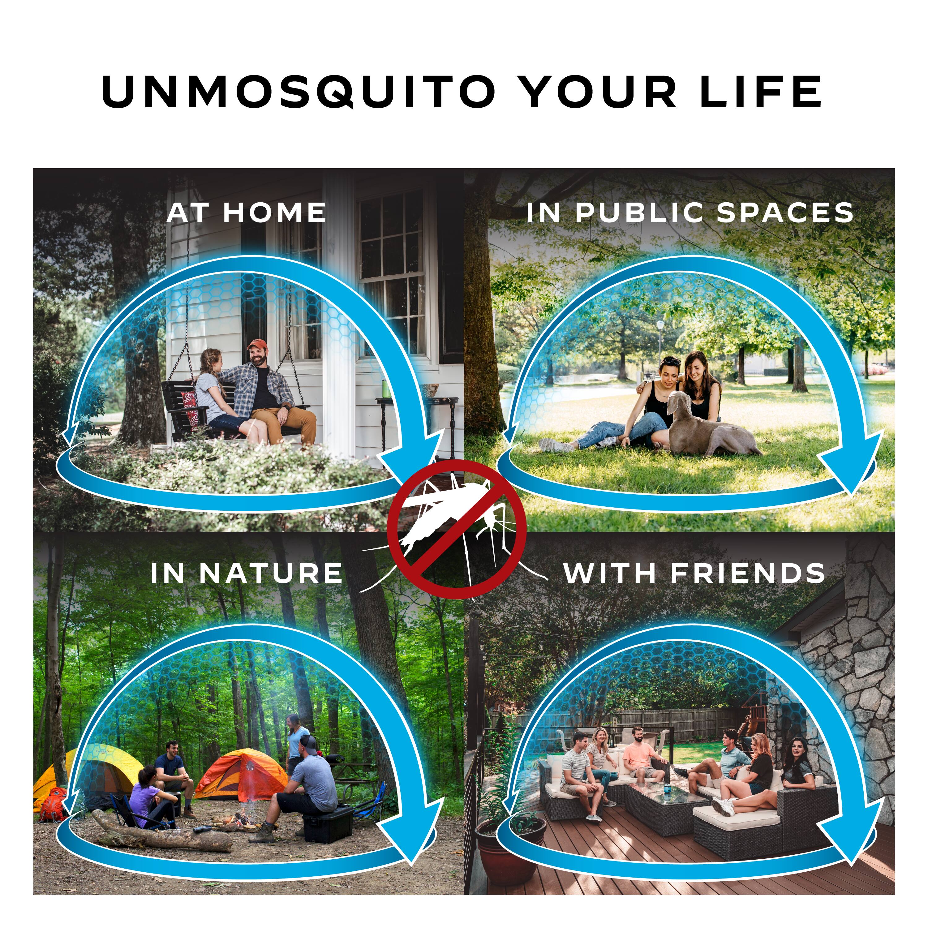 UNMOSQUITO YOUR LIFE AT HOME IN PUBLIC SPACES IN NATURE WITH FRIENDS