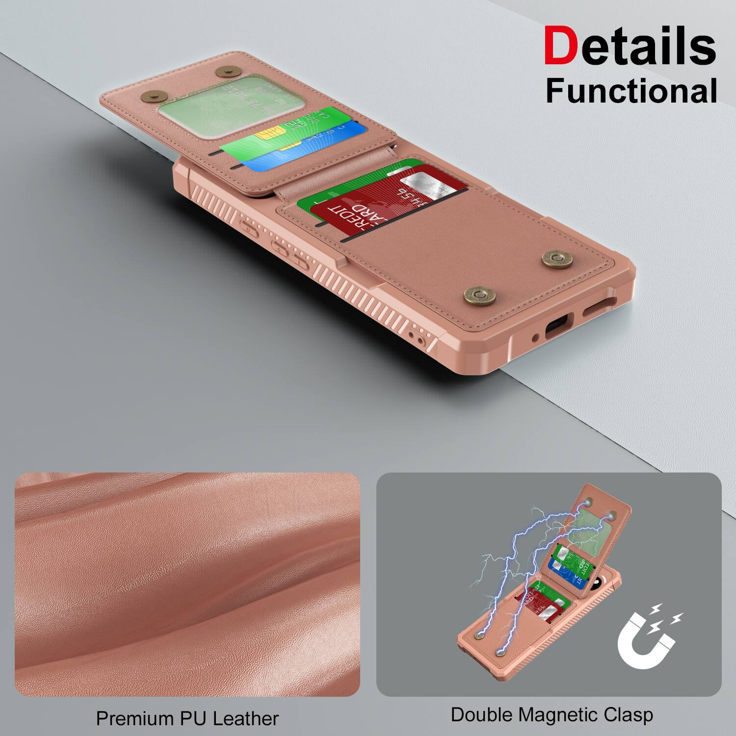 2106 25069455 A 9455 v3 Details Functional 456 b REDIT ARD

Premium PU Leather Double Magnetic Clasp