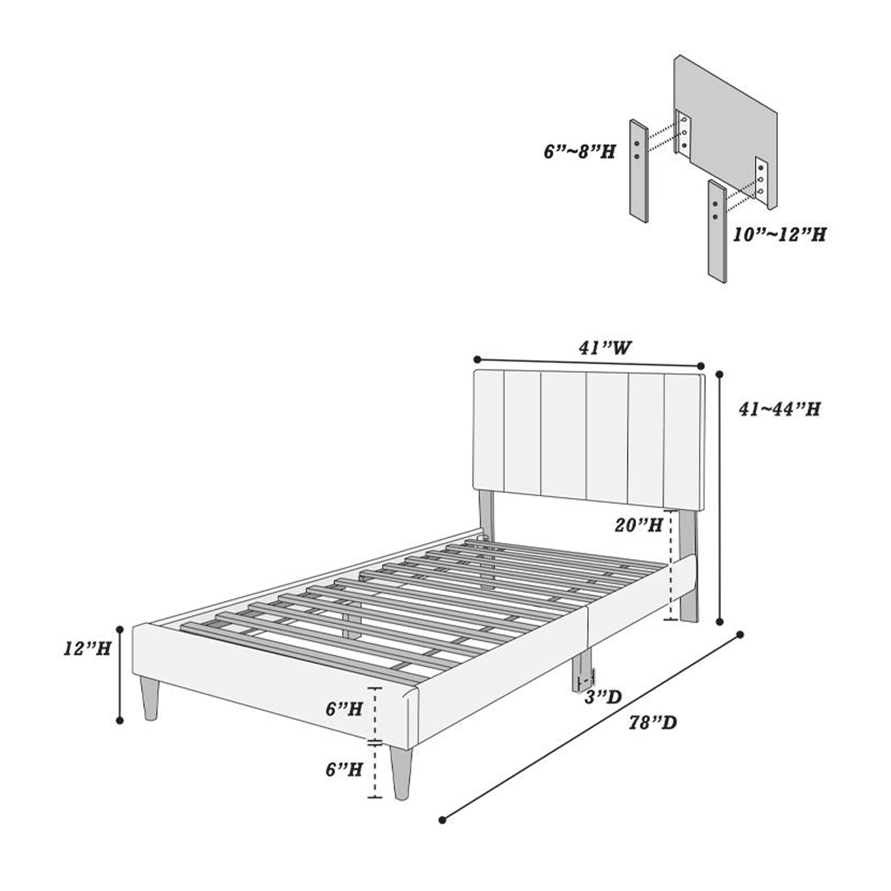 6"~8"H  
10"~12"H  
41"W  
41~44"H  
20"H  
12"H  
6"H  
3"D  
78"D