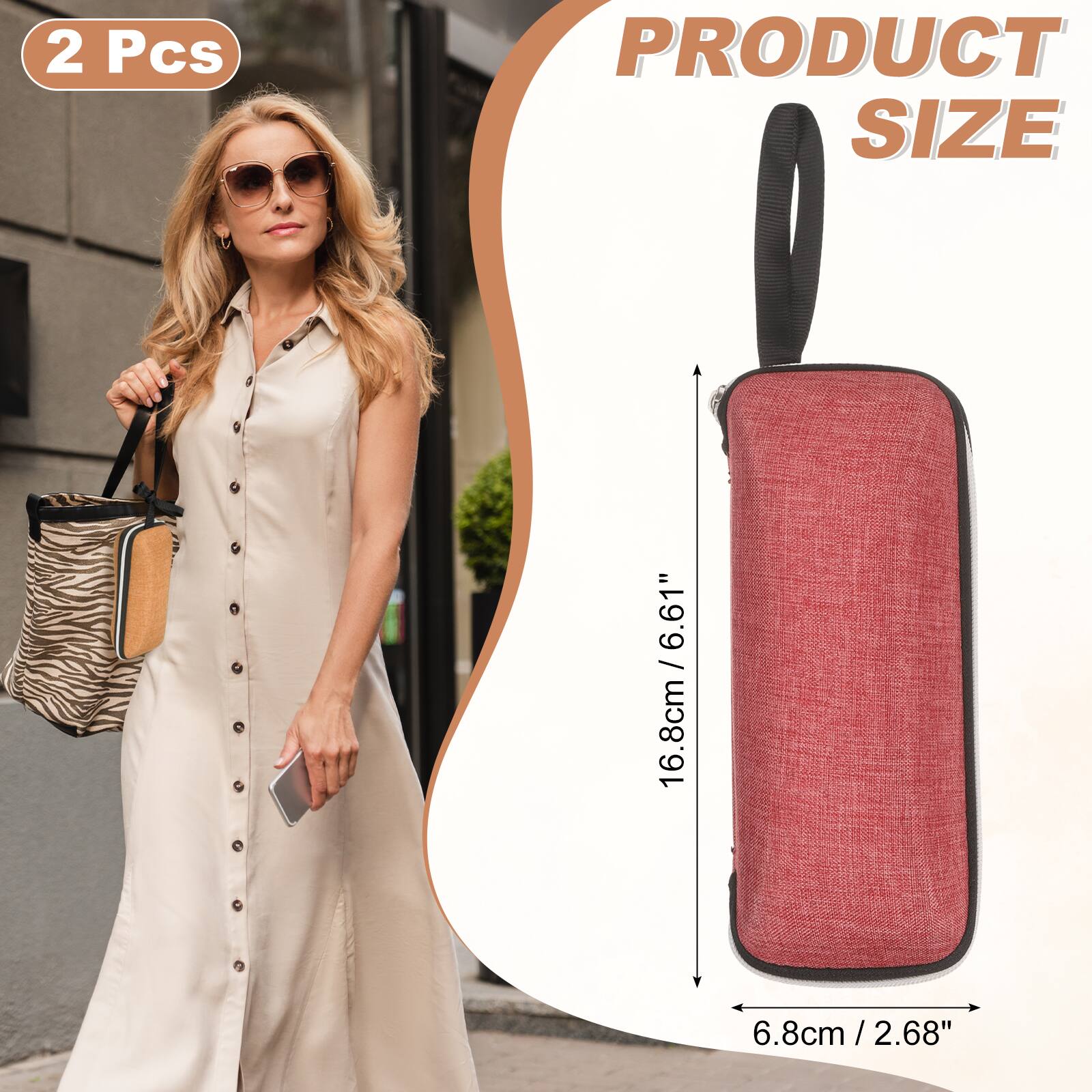 2 Pcs

PRODUCT SIZE

6.61" / 16.8cm

6.8cm / 2.68"