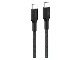 Belkin - USB-C to USB-C Braided Cable 240W - 3.28 ft USB-C Data Transfer Cable - CAB025fq1MBK