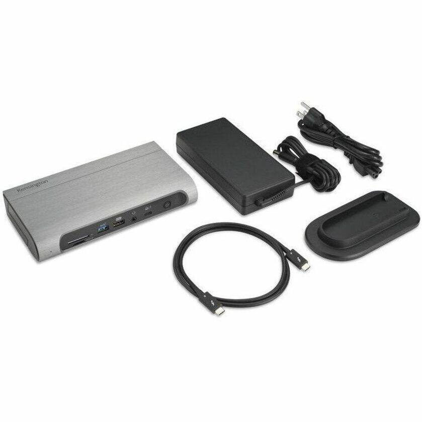 Alt View 5. Kensington - Kensington SD5800T Thunderbolt 4 and USB4 Quad Video Docking Station - for Notebook, Tablet PC, Monitor - Charging.