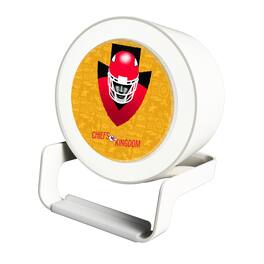 Keyscaper - Kansas City Chiefs Night Light Charger with Bluetooth Speaker - White