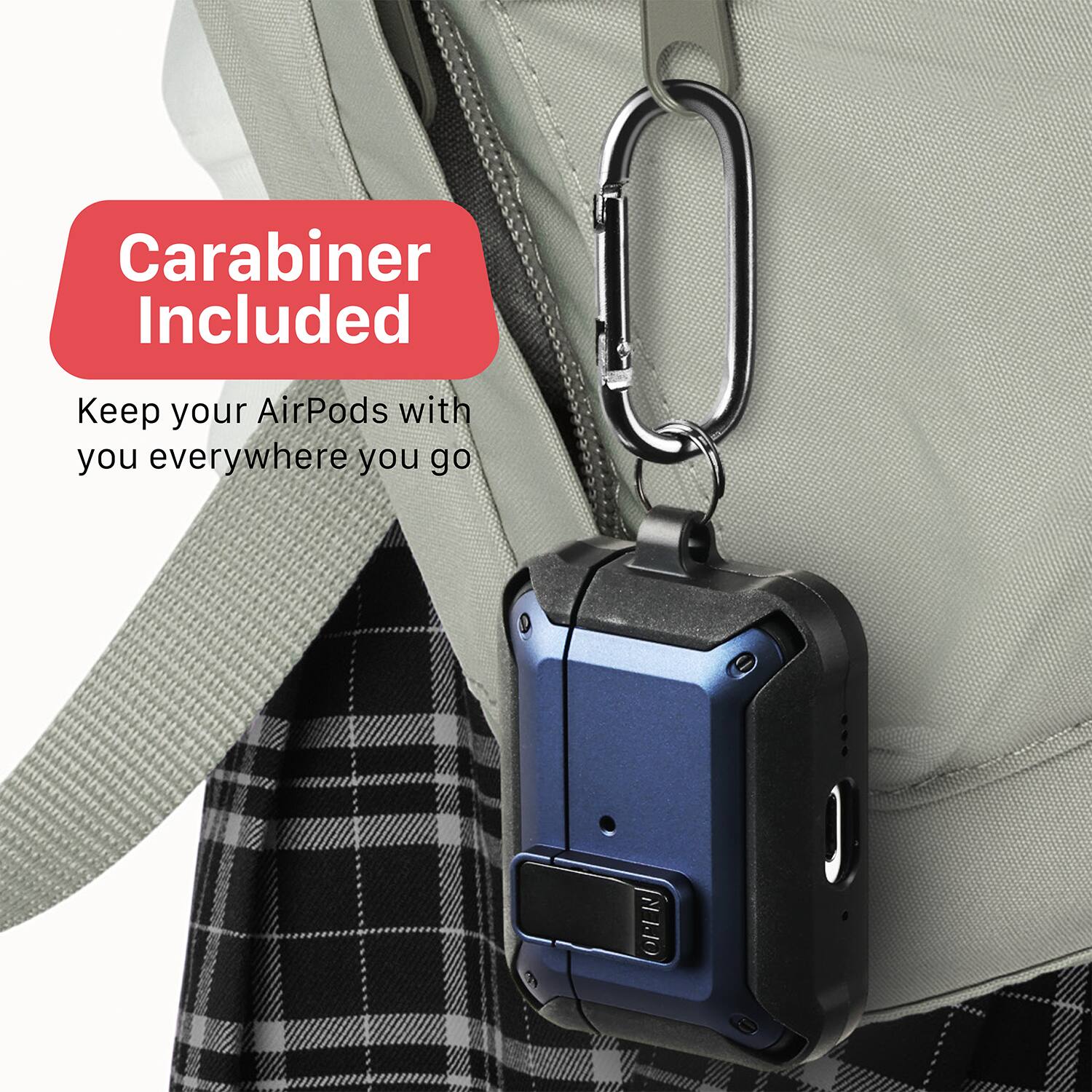 Carabiner Included

Keep your AirPods with you everywhere you go