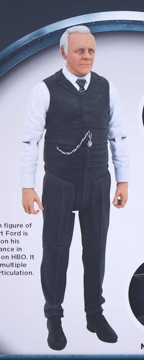 A figure of Dr. Ford is on his dance in on HBO. It has multiple articulation.