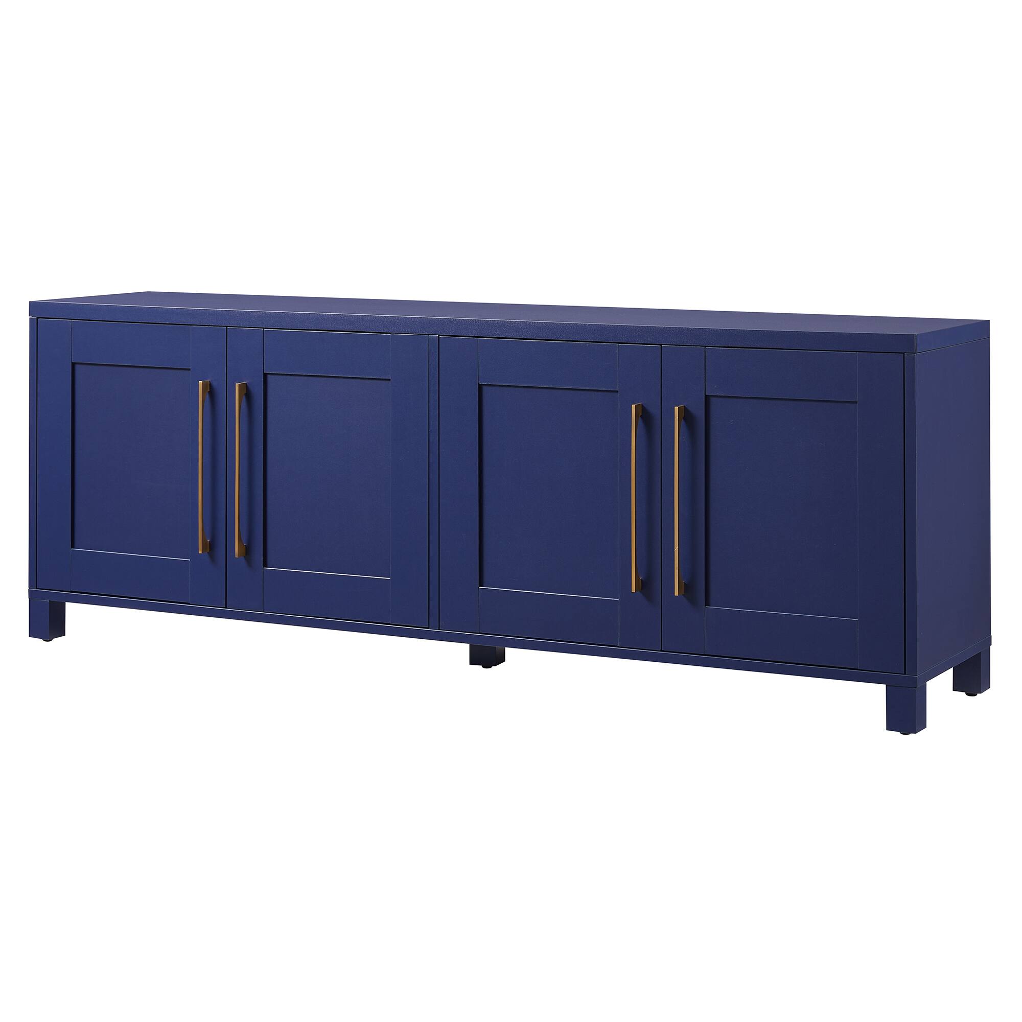 Alt View 14. Hudson&Canal - Chabot TV Stand Fits Most TVs up to 75 inches - Dark Blue.