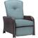 Front. Hanover - Strathmere Luxury Reclining Chair - Ocean Blue.