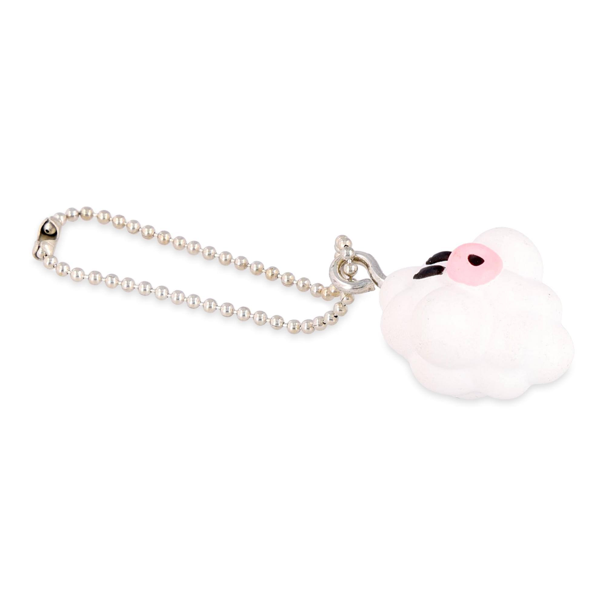 Alt View 2. Super Mario Bros. - Super Mario Brothers Foo Keychain - White.