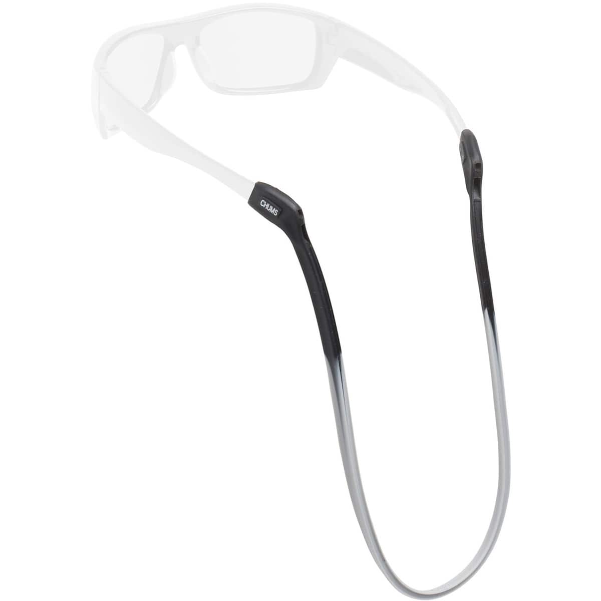 Chums - Switchback Silicone Sunglasses Eyewear Retainer - Black/Smoke
