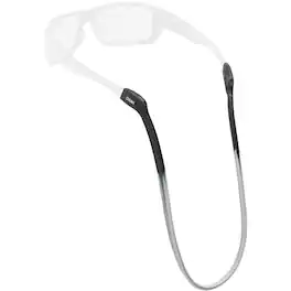 Chums - Switchback Silicone Sunglasses Eyewear Retainer - Black/Smoke