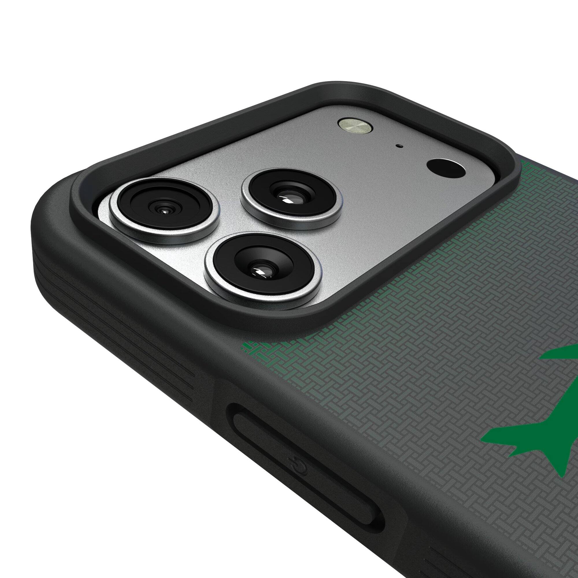Alt View 2. Keyscaper - Bump Case with 8.2ft Drop Protection - 14 Pro - Black.