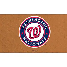 Evergreen Enterprises - Washington Nationals 28" x 16" Primary Logo Coir Mat - Multicolor