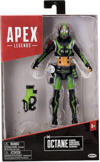 Jakks Pacific Apex Legends Hit and Run Octane 6 Inch Action Figure Jakks Pacific Apex Legends Hit and Run Octane 6 Inch Action Figure