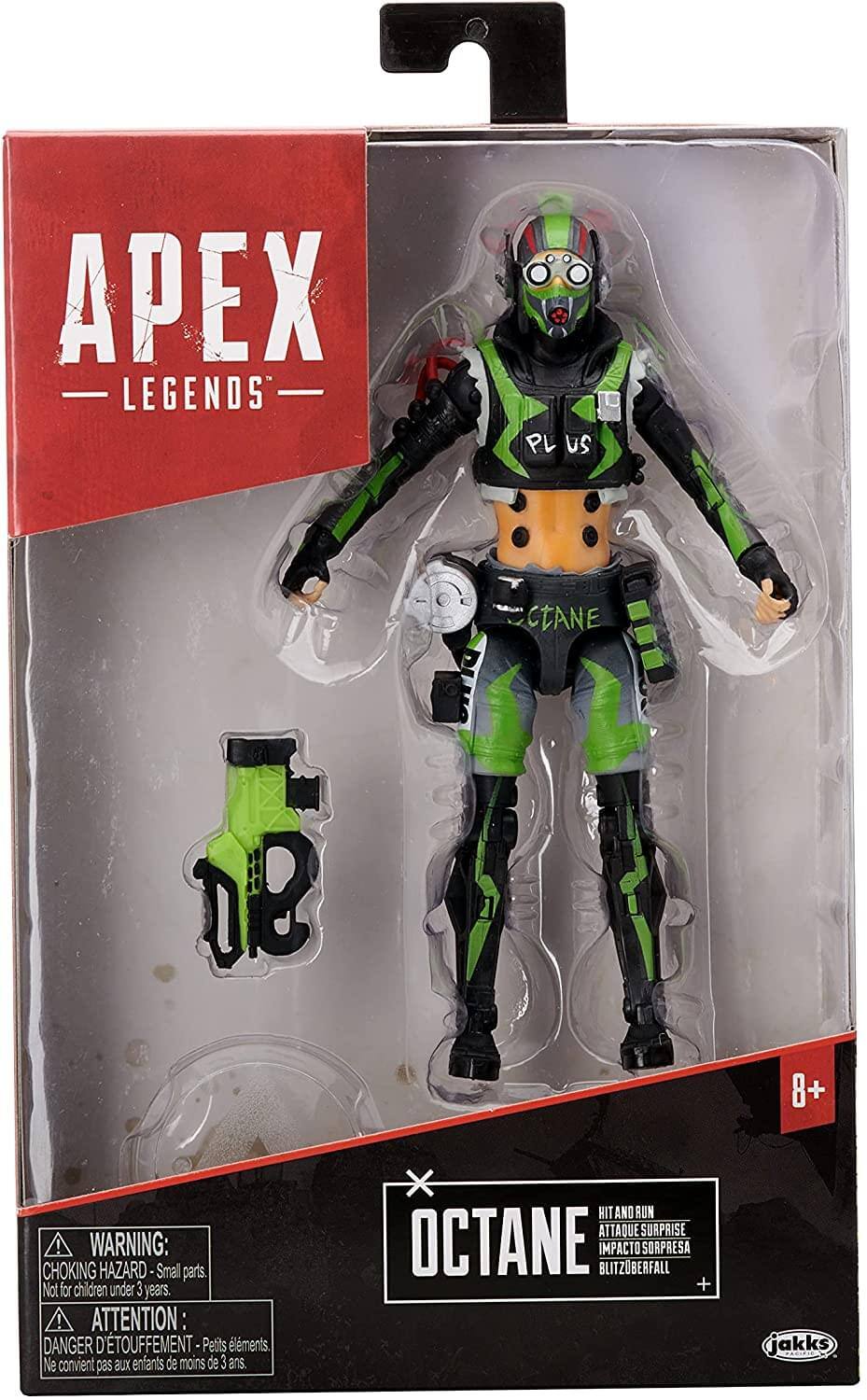 APEX LEGENDS

OCTANE

HIT AND RUN
ATTAQUE SURPRISE
IMPACTO SORPRESA
BLITZBERFALL

PL US
CTANE

WARNING: CHOKING HAZARD - Small parts. Not for children under 3 years.

ATTENTION: DANGER D'ÉTOUFFEMENT - Petits éléments. Ne convient pas aux enfants de moins de 3 ans.

8+

jakks