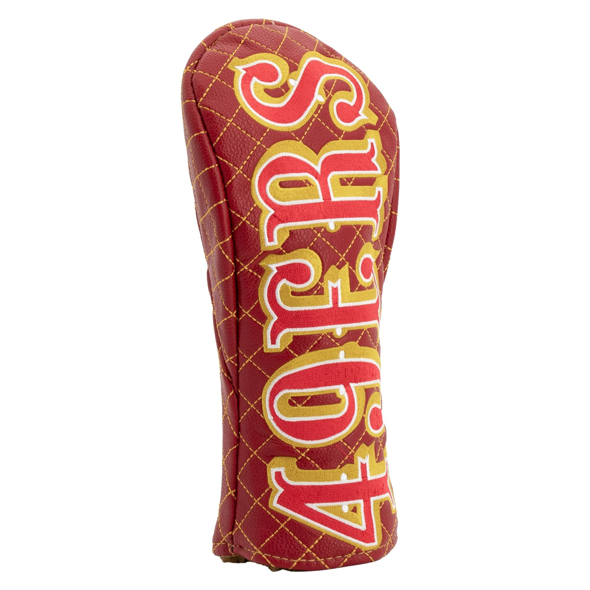 Alt View 2. Team Golf - San Francisco 49ers Quilted Fairway Headcover - Multicolor.