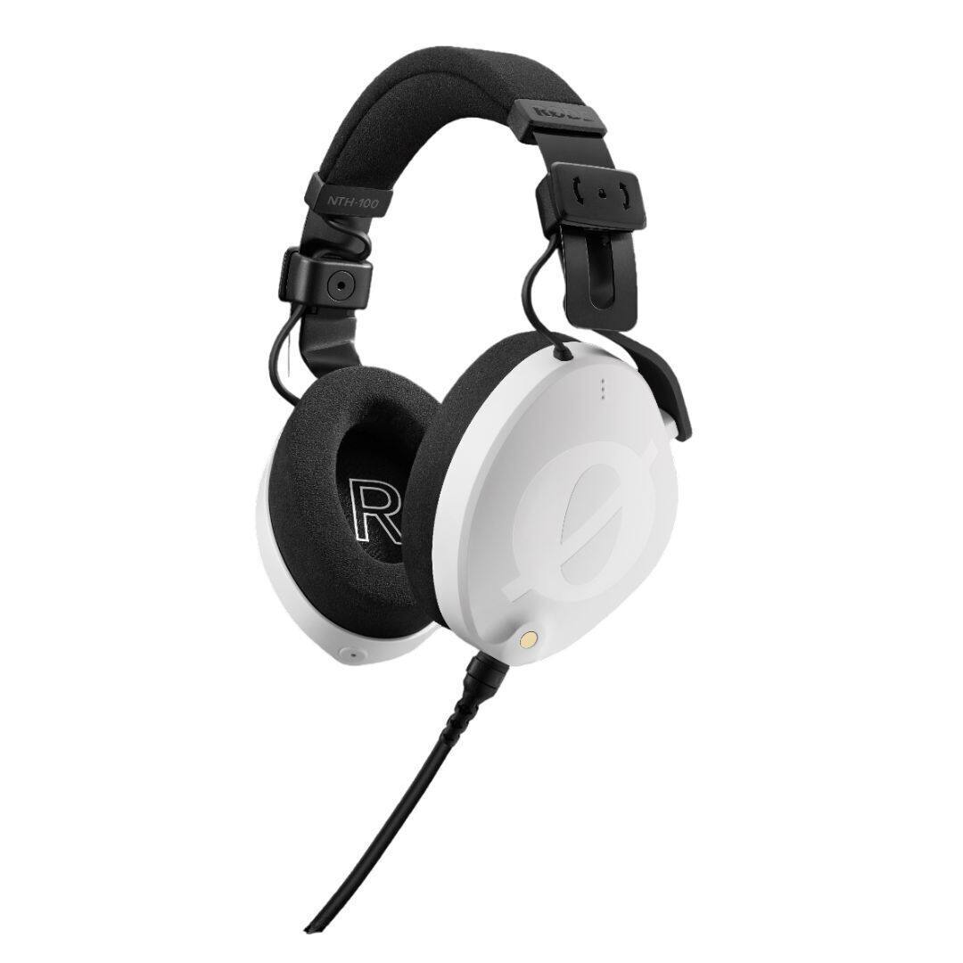Back. RODE - Rode NTH100W Professional Over-Ear Headphones (White) - White.