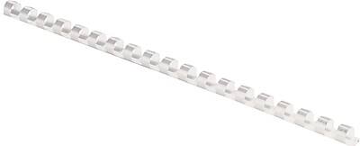 Alt View 2. Fellowes - 5/16" Plastic Binding Spine Comb, 40 Sheet Capacity, 100/Pack - White.