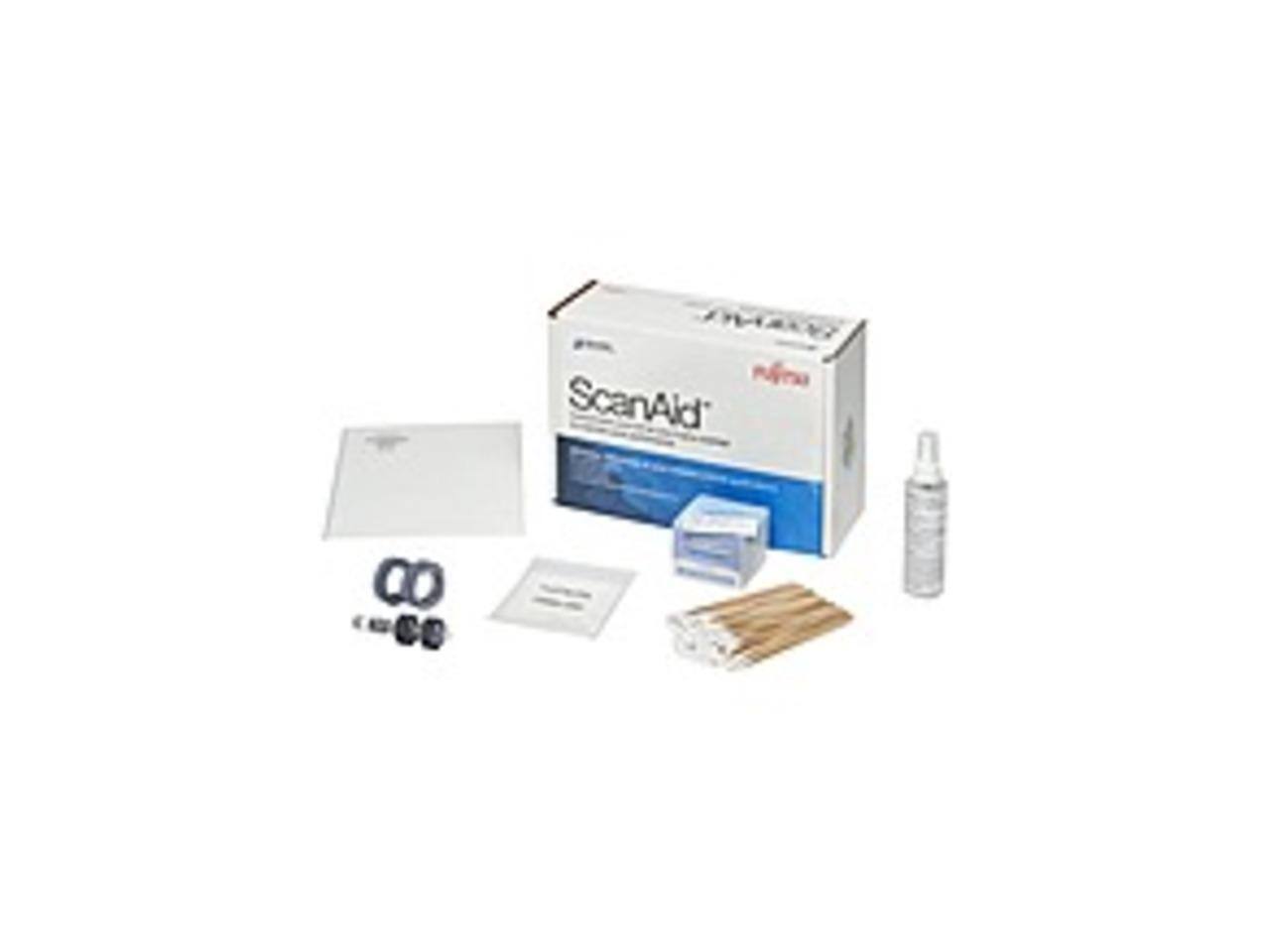 Front. Fujitsu - Fujitsu ScanAid Cleaning Kit - For Scanner.