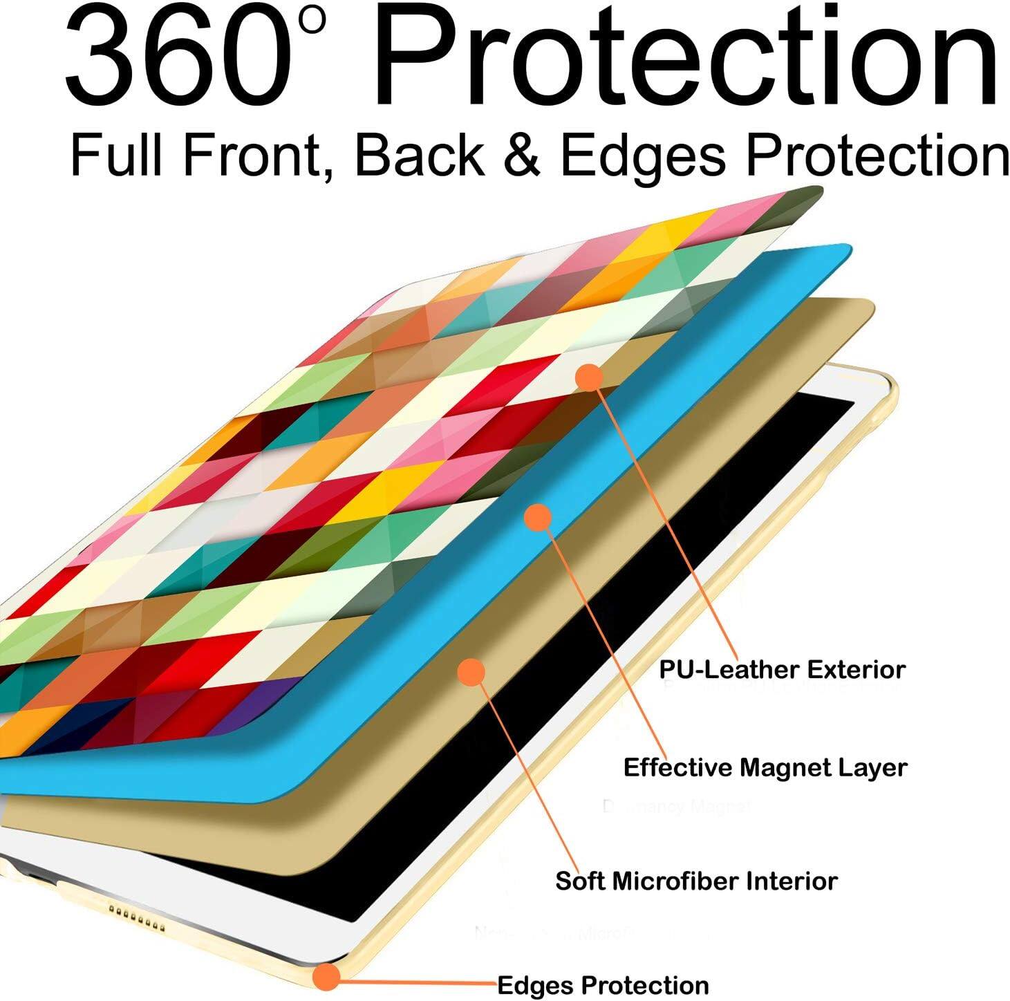 360° Protection  
Full Front, Back & Edges Protection

PU-Leather Exterior  
Effective Magnet Layer  
Soft Microfiber Interior  
Edges Protection