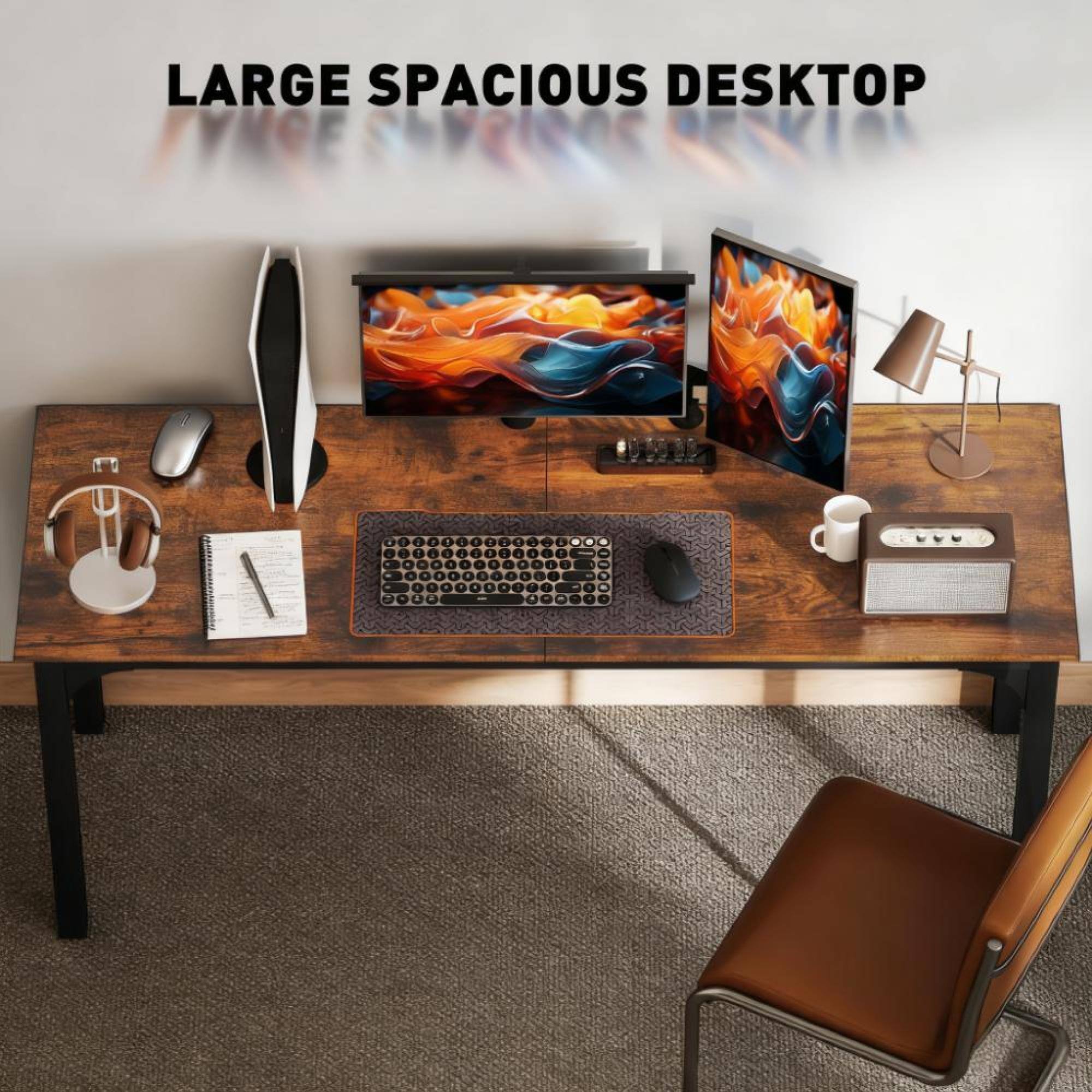 LARGE SPACIOUS DESKTOP