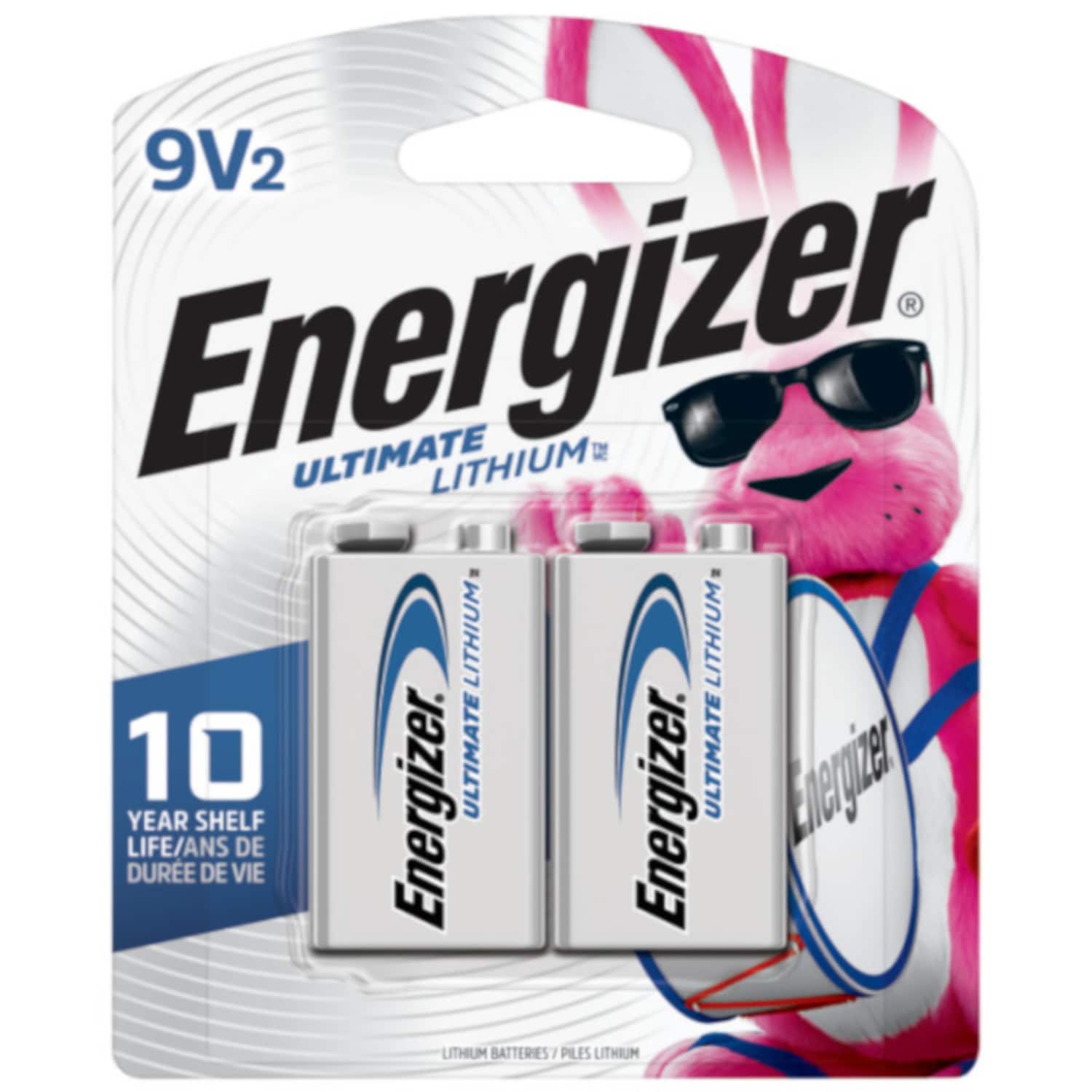 Energizer - Ultimate Lithium 9-Volt 9 V Battery 2 pk