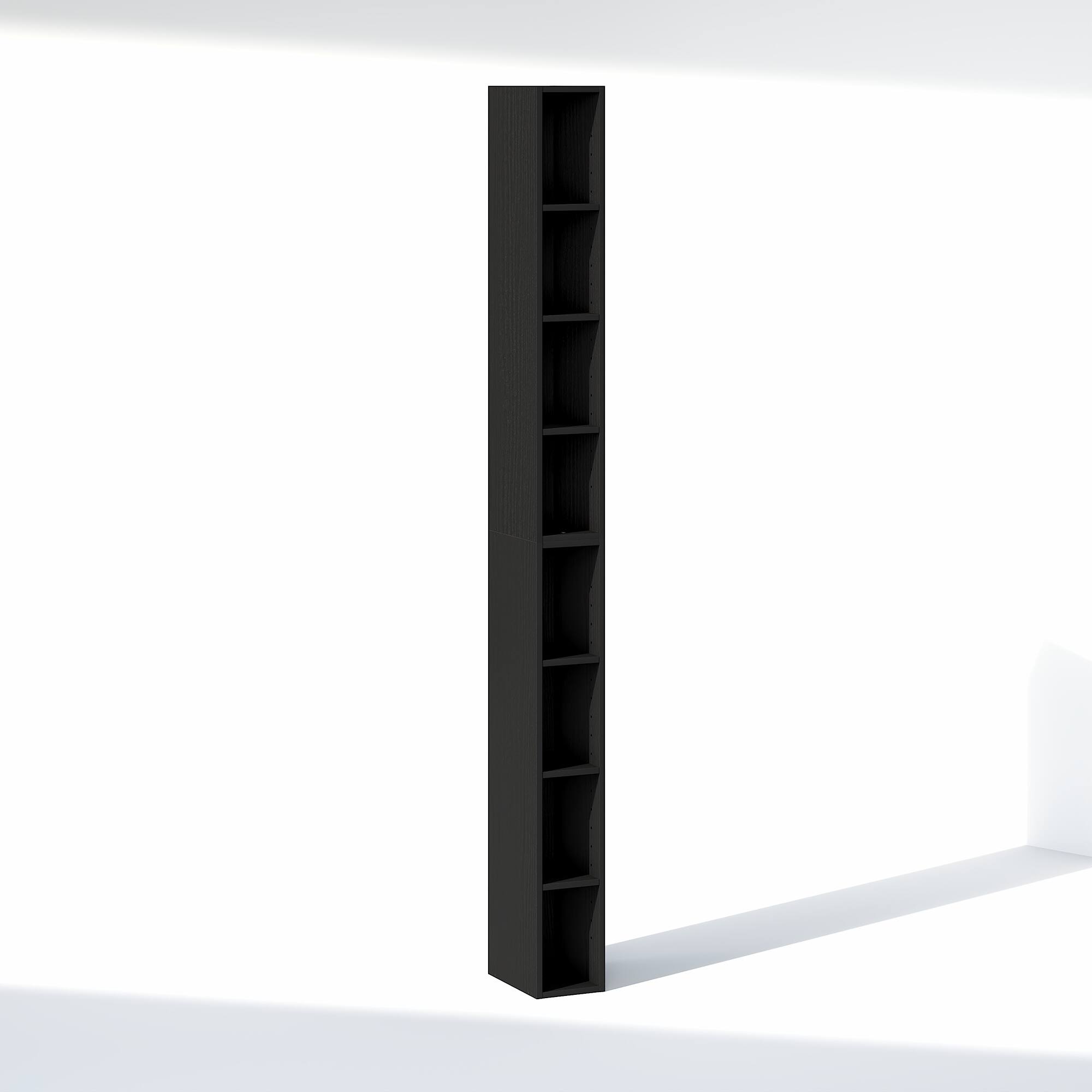 Alt View 5. Furinno - FULDA Closet Organizers and Storage, Adjustable Storage Organizer, Stackable Closet Storage, 6-In, for Closet, Bedroom - Blackwood.