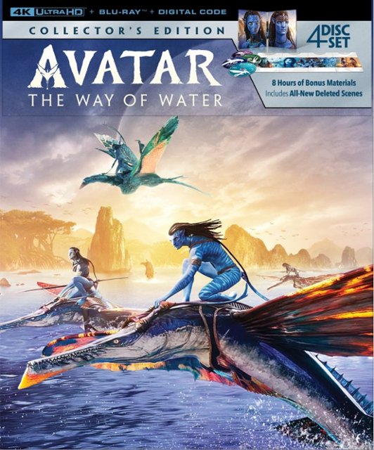 Avatar: The Way of Water [Collector's Edition][Includes Digital Copy] [4K  Ultra HD Blu-ray/Blu-ray] [2022] - Best Buy