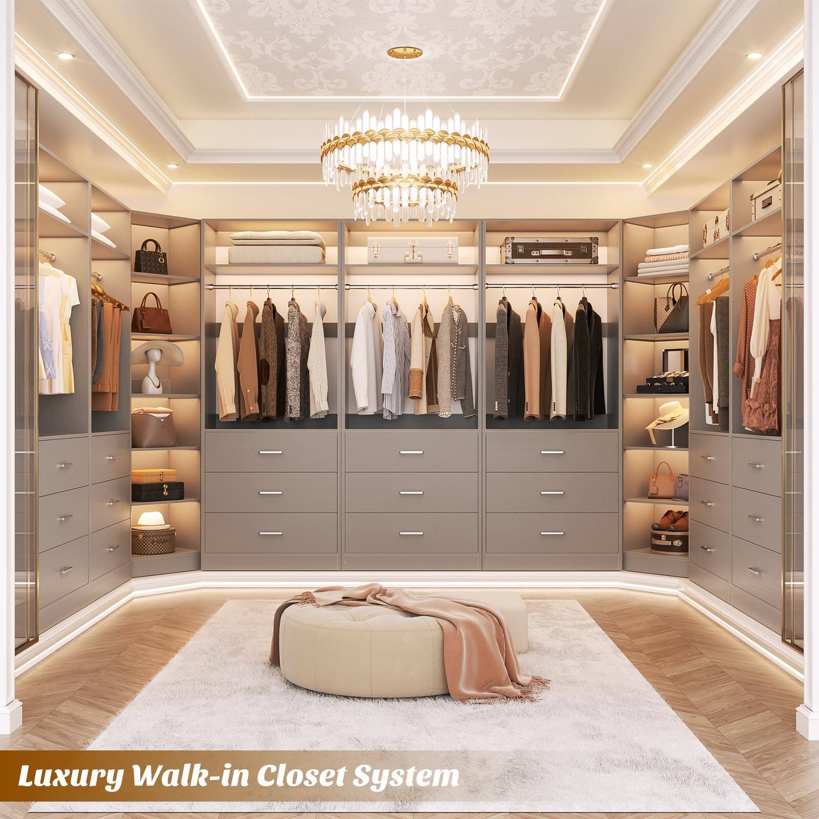 Luxury Walk-in Closet System