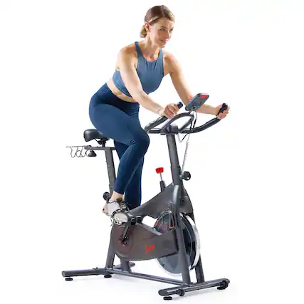 Front. Sunny Health & Fitness - ACTIVE 200 Smart Magnetic Cycling Exercise Bike - Bluetooth.