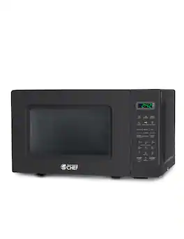Commercial Chef - Countertop Microwave Oven 0.7 Cu. Ft. 700W - Black