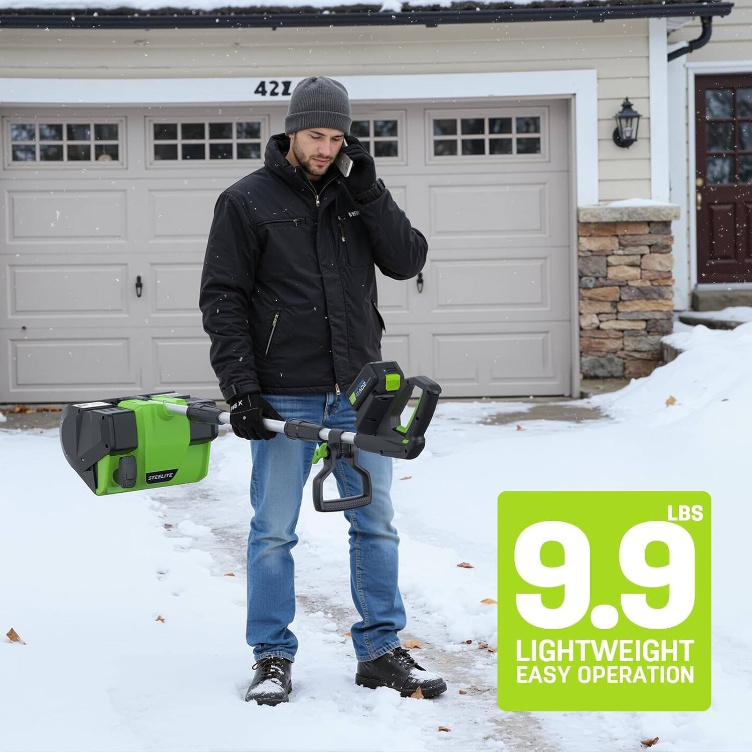 421  
9.9 LBS  
LIGHTWEIGHT EASY OPERATION